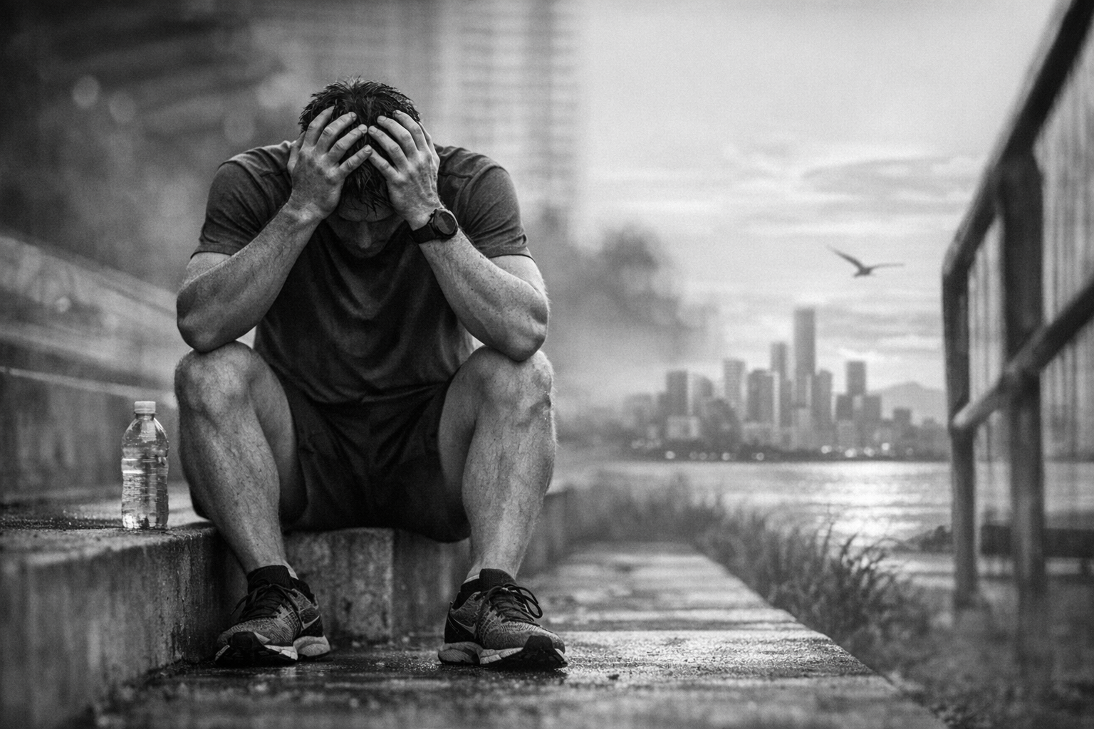 Staying calm before a race..... and in life!